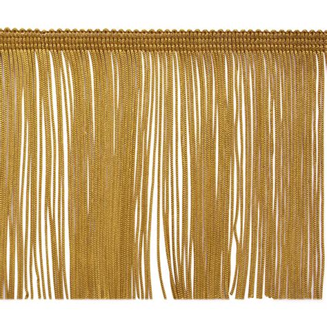 gold metallic fringe fabric|Amazon.com: Gold Fringe Trim.